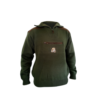 PULOVER TROYER VERDE CU...